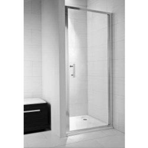 Jika Cubito Pure - Sprchové dvere pivotové Ľ/P, 800x1950 mm, strieborná/transparentné sklo H2542410026681