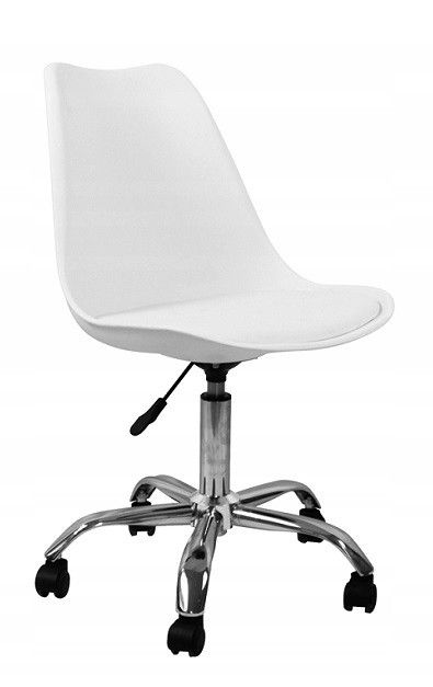 DomTextilu Moderné kancelárske kreslo v bielej farbe  63152
