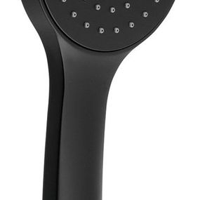 Sapho SK736 ručná sprcha, priemer 102mm, ABS/čierna