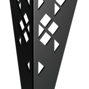 RMP Nábytková nožička Atena 20 cm čierna NOHA012/20