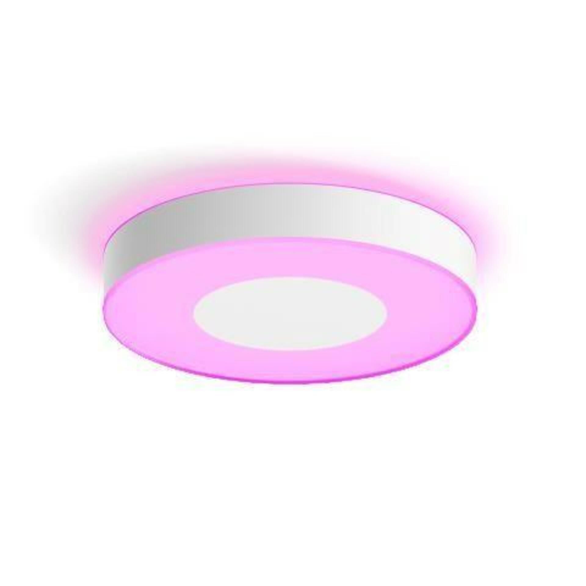 Hue Bluetooth LED White and Color Ambiance Koupelnové stropní svítidlo Philips Xamento L 41168/31/P9 52,5W 3700lm 2000-6500K RGB IP44 42,5cm bílé, stmívatelné