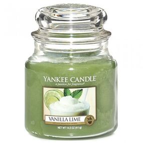 Sviečka Yankee candle Vanilka s limetkami, 411g
