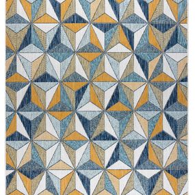 Dywany Łuszczów Kusový koberec Cooper Sisal Mosaic 22222 ecru/navy - 80x150 cm