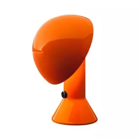 Martinelli Luce Elmetto – stolná lampa, oranžová, Obývacia izba / jedáleň, syntetická živica, E27, 5.3W, K: 28cm