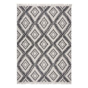 Čiernobiely koberec 120x170 cm Alix - Flair Rugs