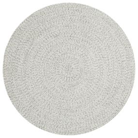 NORTHRUGS - Hanse Home koberce Kusový koberec Braided 105553 Light Melange kruh – na von aj na doma - 150x150 (priemer) kruh cm