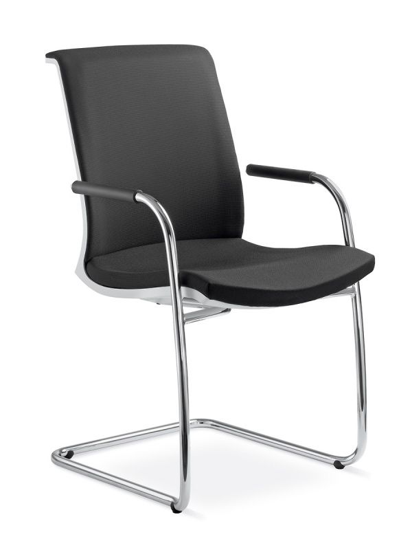 LD SEATING Konferenčná stolička LYRA NET 214-KZ-N2, kostra šedá