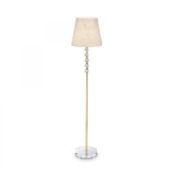 stojaca lampa Ideal lux QUEEN 077765 - zlatá