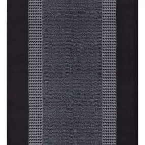 Hanse Home Collection koberce Behúň Basic 105486 Black - 80x350 cm