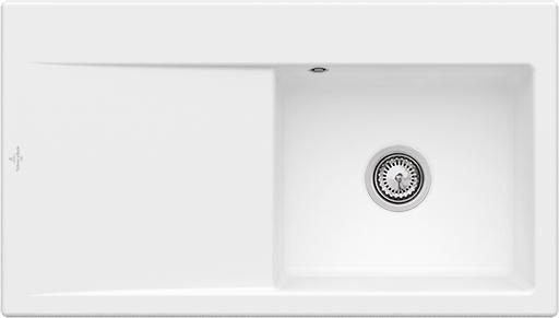 VILLEROY & BOCH VILLEROY & BOCH - Keramický drez Subway Style 50 Stone white nástavný 900 x 510 bez excentru 335101RW