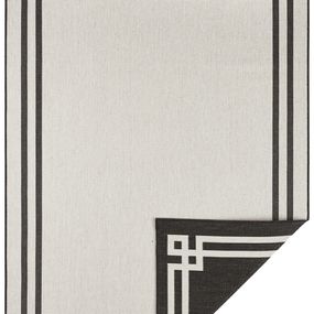 NORTHRUGS - Hanse Home koberce Kusový koberec Twin Supreme 104145 Black / Cream - 80x150 cm