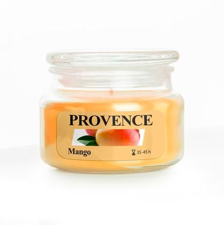 Provence Vonná sviečka v skle PROVENCE 45 hodín mango