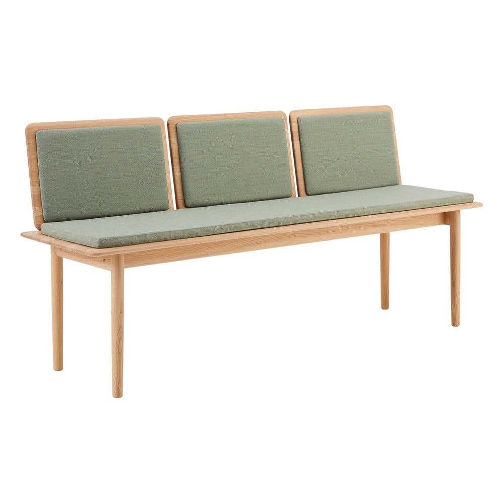Svetlozelená vlnená lavica Elba - Hammel Furniture