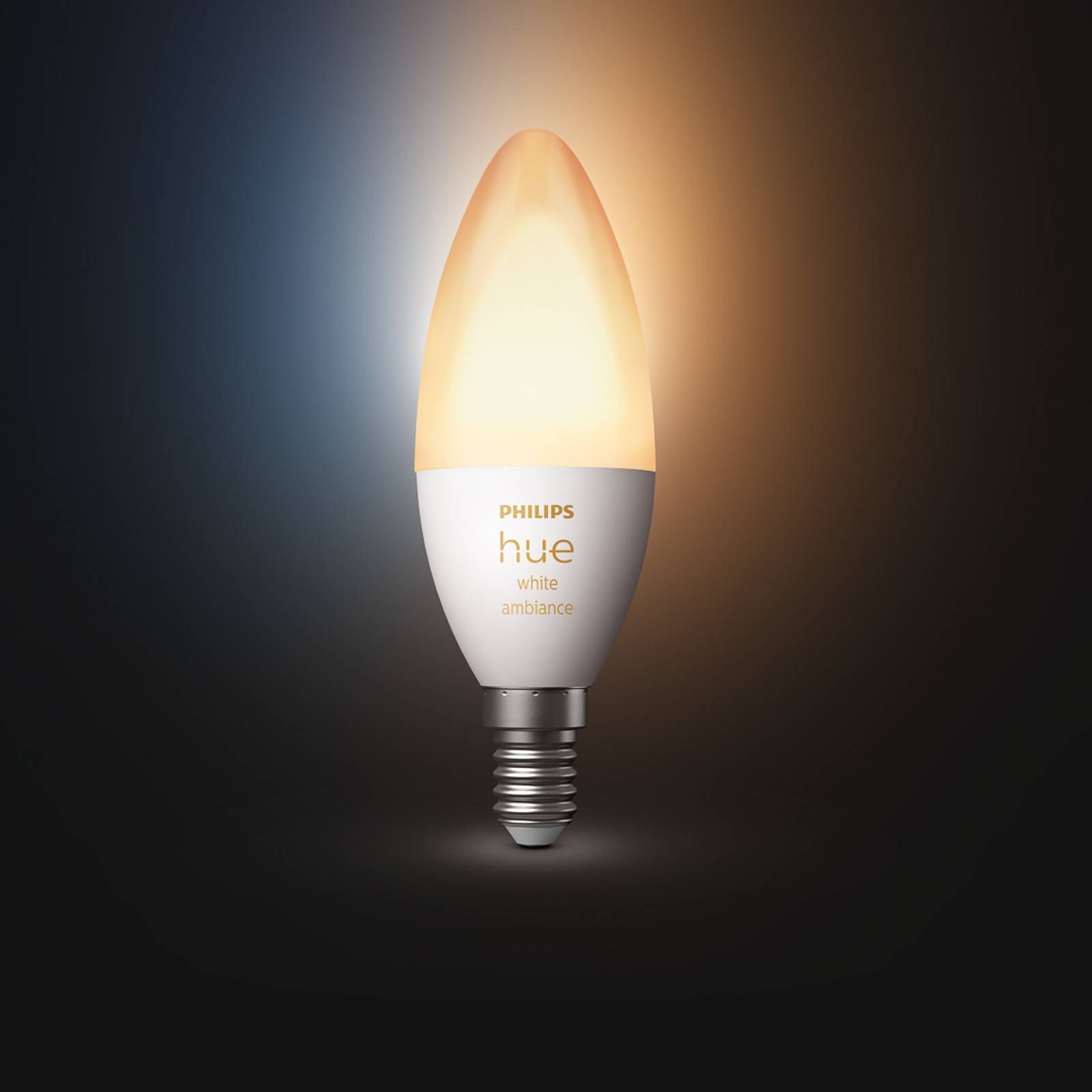 Philips Hue sviečková White Ambiance E14 5, 2 W, plast, E14, 5.2W, Energialuokka: G, P: 11.7 cm