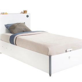 Detská vyklápacia posteľ pure 100x200cm - biela