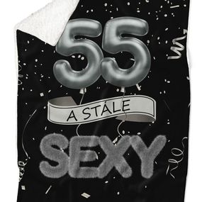 Deka Stále sexy – Čierna (vek: 55, Podšitie baránkom: ÁNO)