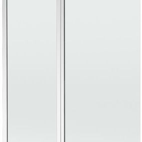 MEXEN - Flip vaňová zástena 1-krídlo 100x150 cm, transparent, chróm 894-100-101-01-00