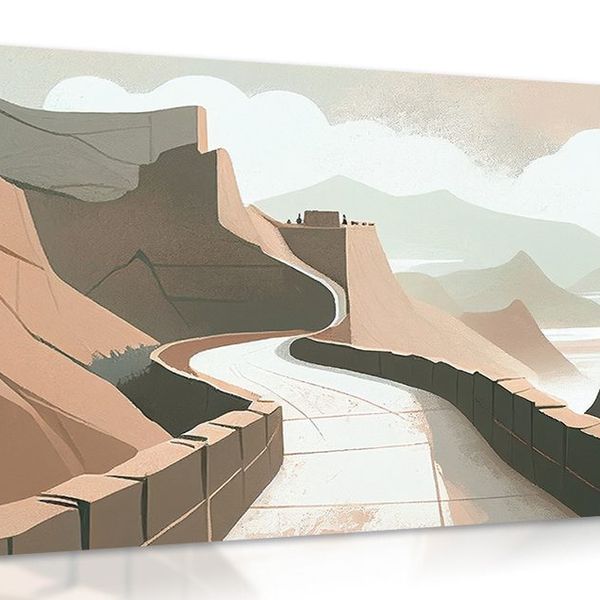 Obraz svetoznámy Čínsky múr - 120x80
