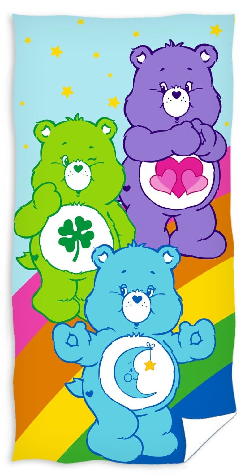 Bavlnený uterák s medvedíkmi Care Bears Šírka: 30 cm | Dĺžka: 50 cm