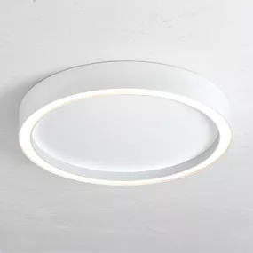 BOPP Bopp Aura stropné LED svietidlo Ø 40cm biele/biele, Obývacia izba / jedáleň, hliník, 20.5W, K: 4cm
