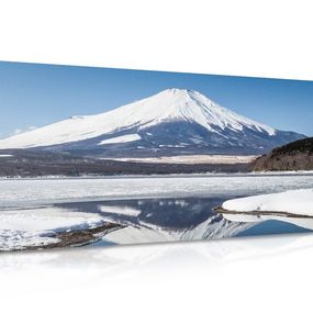 Obraz zasnežená hora Fuji - 120x60