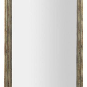 SAPHO - DEGAS zrkadlo v drevenom ráme 716x916mm, čierna/starobronz NL730