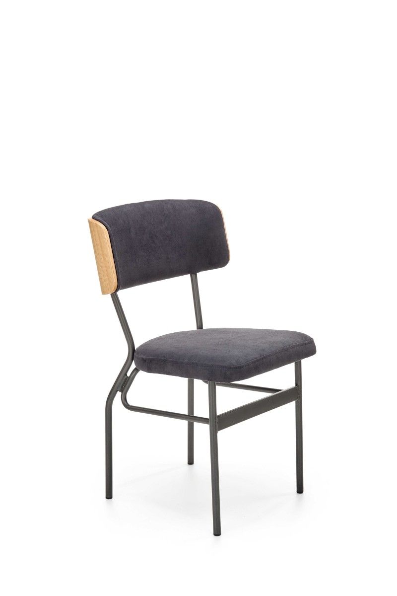 Jedálenská stolička SMART-KR dub/čierna