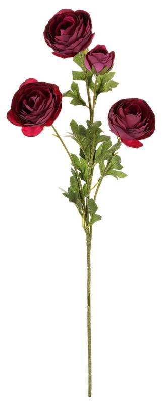 Umelá kvetina Pivonka 70 cm, bordó