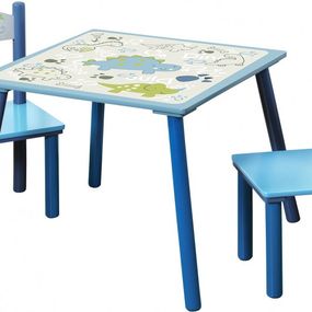BHome Detský stôl so stoličkami DINO