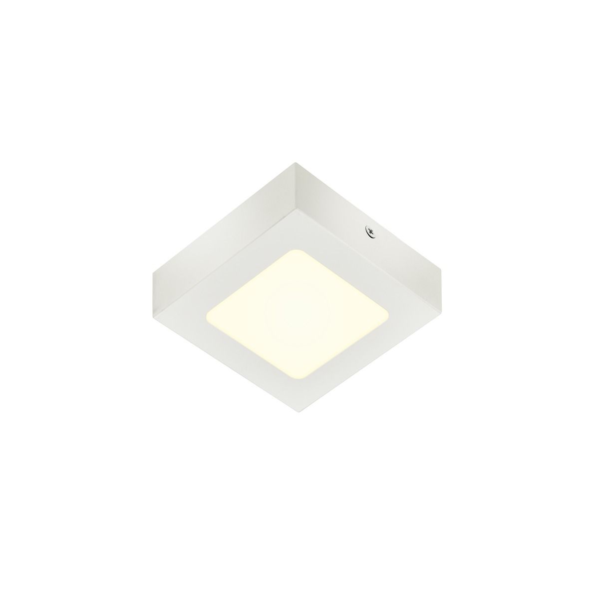 Stropné svietidlo SLV SENSER 12 CW vnitřní LED nástěnné a stropné přisazené svietidlo hranaté bílé, 4000 K 1004703