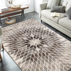 DomTextilu Moderný dizajnový bežový koberec s prírodnými motívmi 44521-208190
