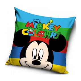 Carbotex · Obliečka na vankúš Mickey Mouse - Disney - motív Colours - 40 x 40 cm
