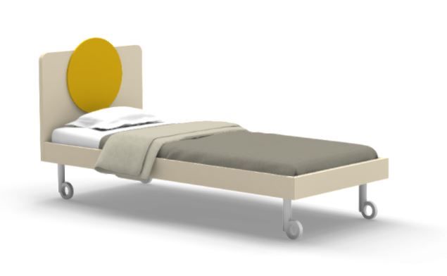 NIDI - Detská posteľ GIRO R04 WILL na kolieskach