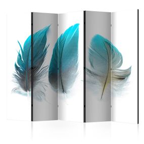 Artgeist Paraván - Blue Feathers II [Room Dividers]