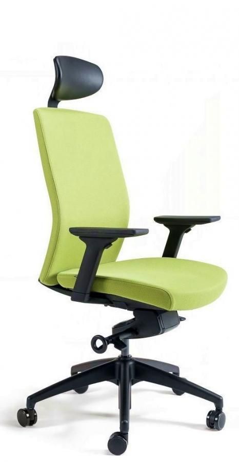 OFFICE PRO bestuhl -  OFFICE PRO bestuhl Kancelárska stolička J2 BLACK SP zelená