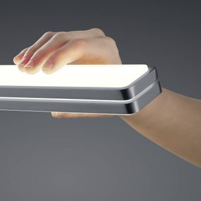 BANKAMP Gem závesné LED svietidlo ZigBee antracit, Obývacia izba / jedáleň, kov, sklo, 45W, P: 119 cm, L: 5 cm