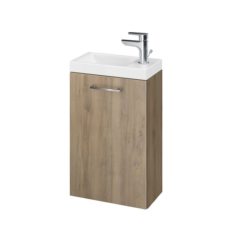 Kúpeľňová skrinka s umývadlom CERSANIT - SET 887 LARA COMO 40 - ORECH DSM (S801-188-DSM)