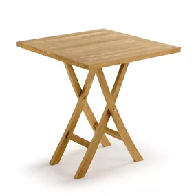Estila Štýlový záhradný stolík štvorcový z teakového dreva Jardin