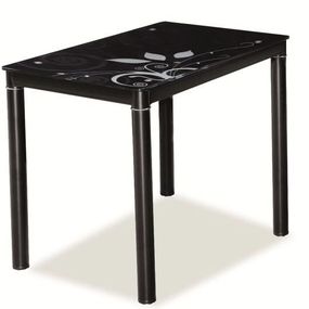Jedálenský stôl TAMAR 100x60, čierny