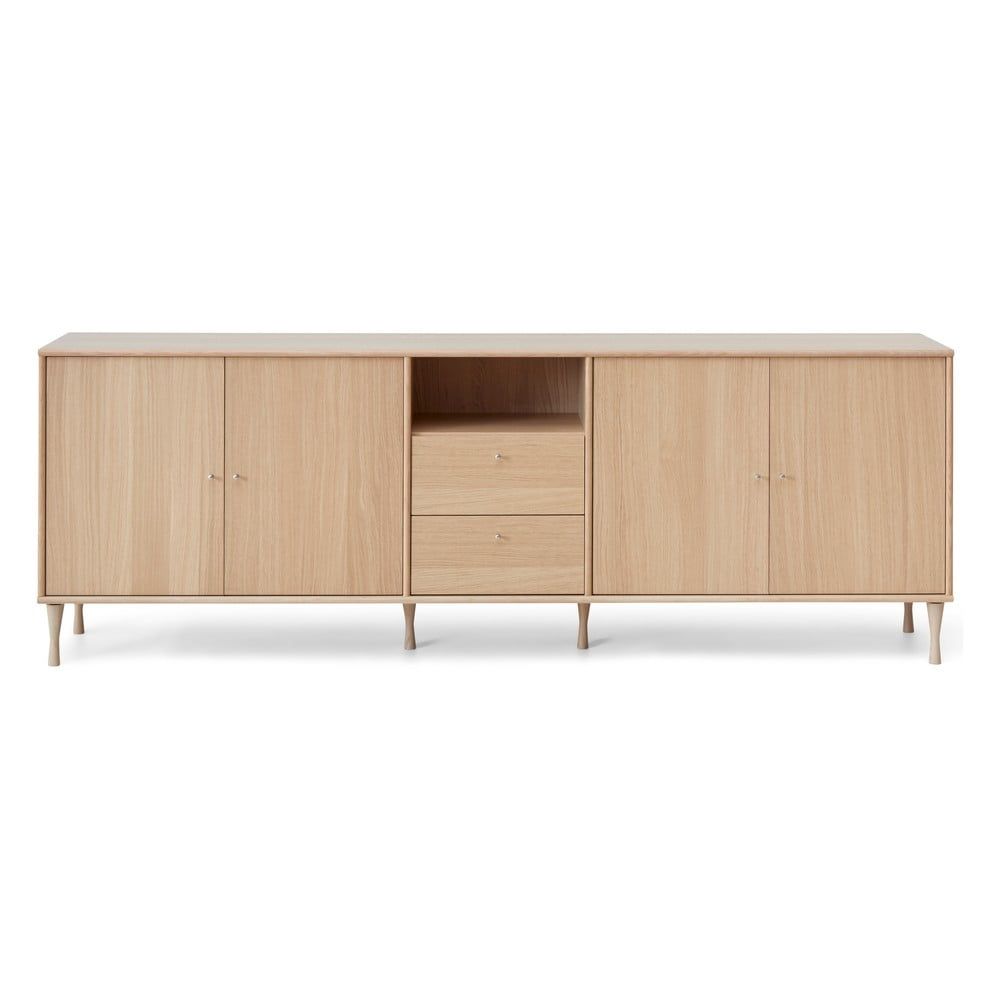 Nízka komoda v dekore duba 220x76 cm Mistral - Hammel Furniture