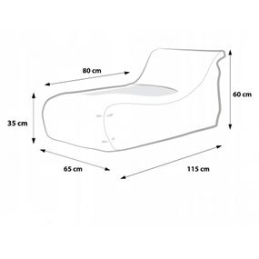 EF2055 Ecopuf Sedací vak Ecopuf - Master polyestér NC3 - Biela