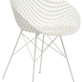 Kartell - Stolička Smatrik Outdoor, biela/biela