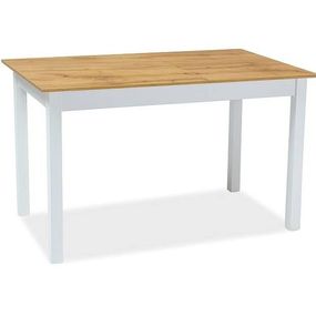 Jedálenský stôl Signal HORACY 125 dub wotan/biely mat