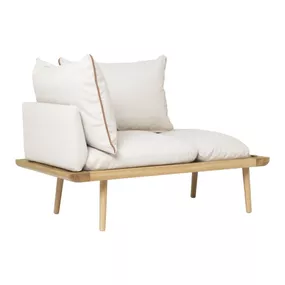 Krémovobiela pohovka 127 cm Lounge Around – UMAGE