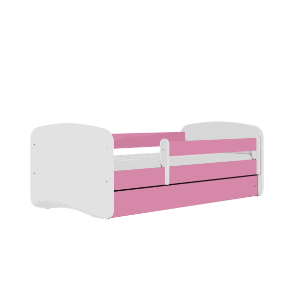 Letoss Detská posteľ BABY DREAMS 140/70 Ružová S matracom S uložným priestorom