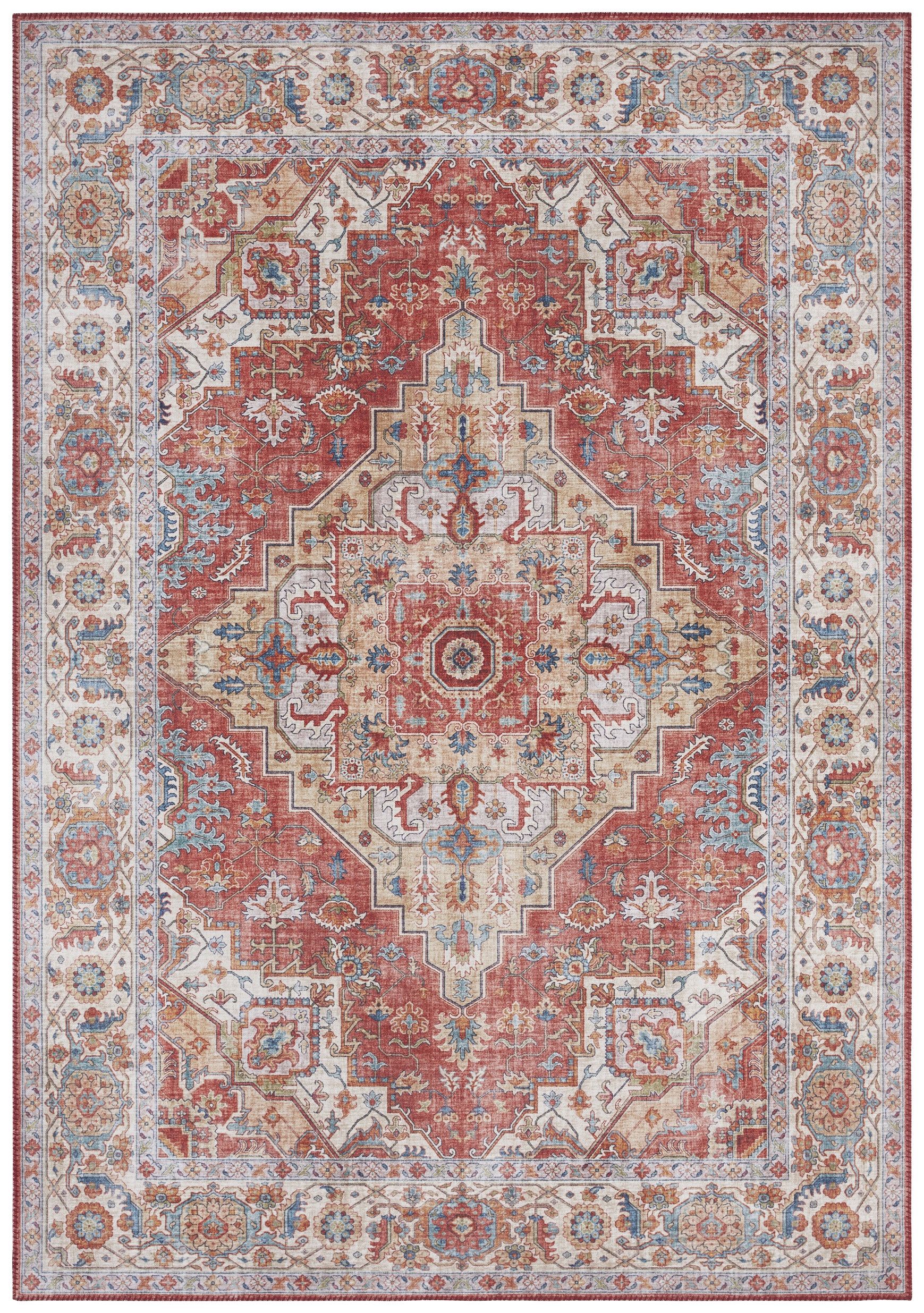 Nouristan - Hanse Home koberce Kusový koberec Asmar 104013 Brick / Red - 120x160 cm