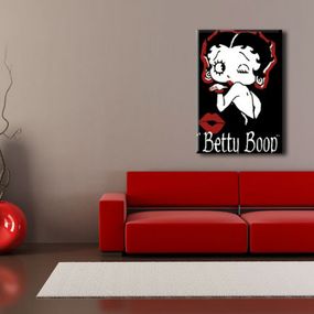 Ručne maľovaný POP Art obraz Betty Boop