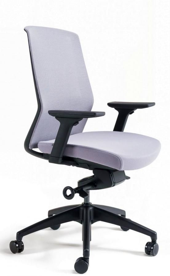 bestuhl -  BESTUHL Kancelárska stolička J17 BLACK BP sivá