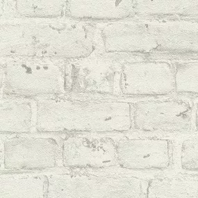 Vliesová tapeta na stenu KARKI Tehla 1 biela