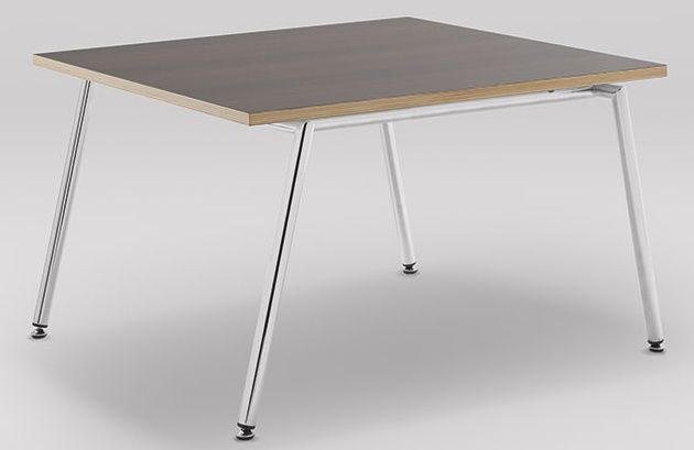 MARBET STYLE - Konferenčný stolík FIN M s chrómovou podnožou - 70x70 cm